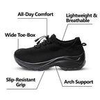 Ortho Stretch Cushion Shoes - Black