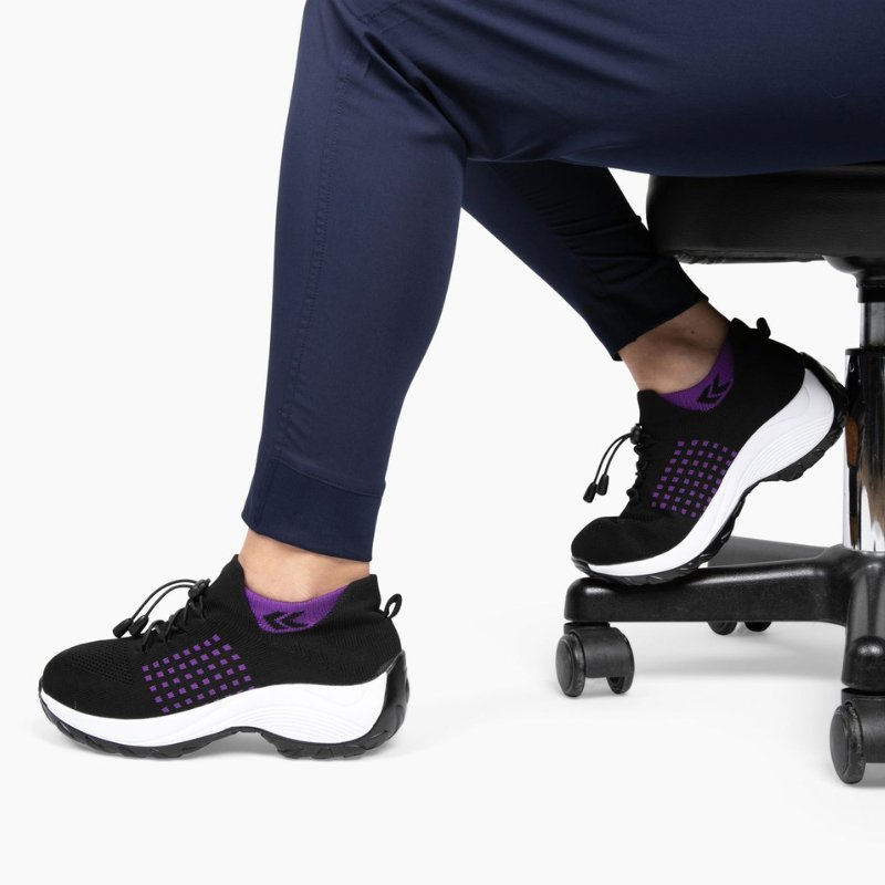 Ortho Stretch Cushion Shoes - Purple