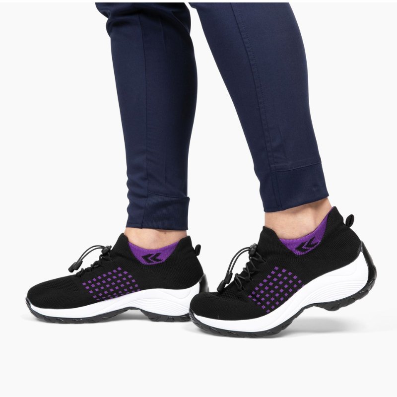Ortho Stretch Cushion Shoes - Purple