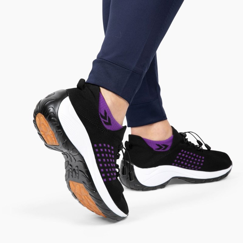 Ortho Stretch Cushion Shoes - Purple