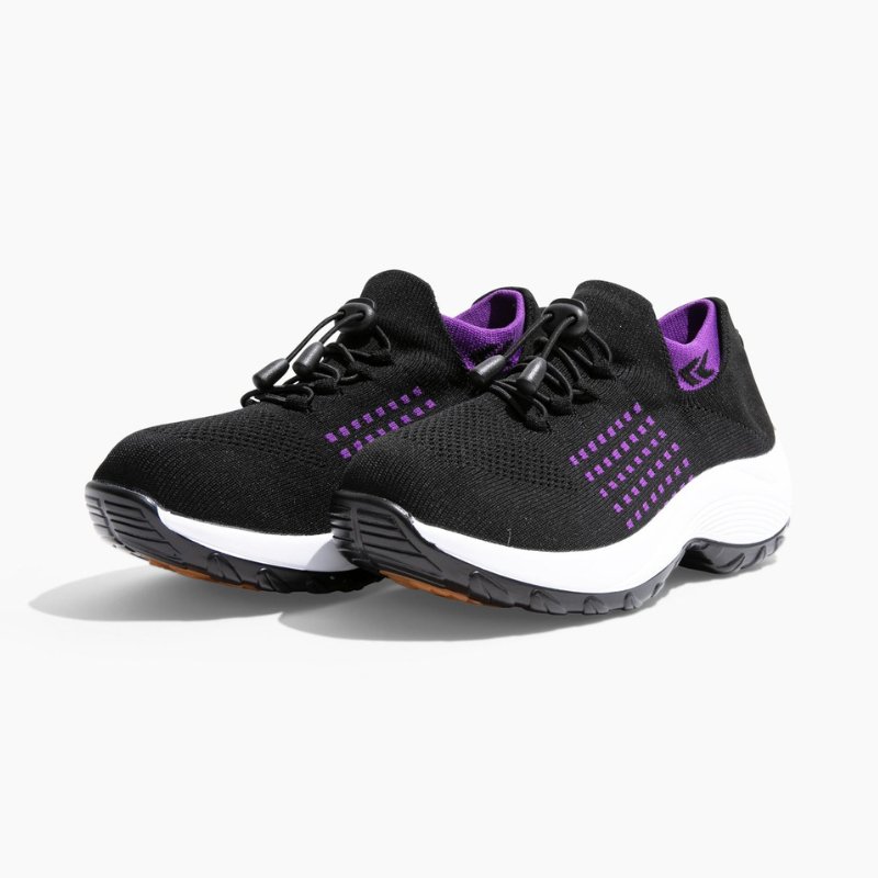 Ortho Stretch Cushion Shoes - Purple