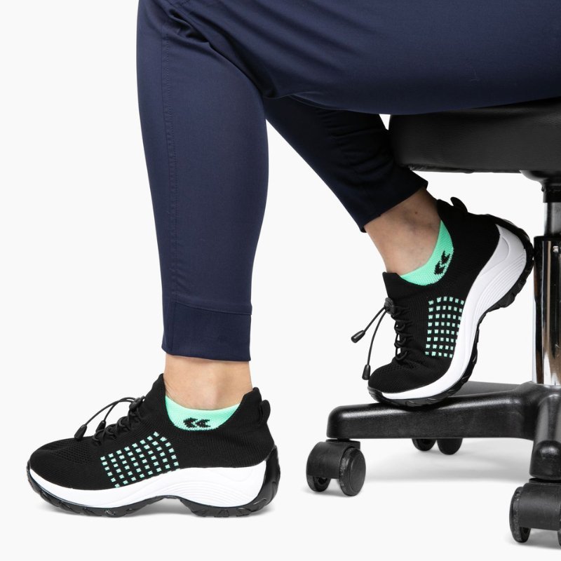 Ortho Stretch Cushion Shoes - Sky Blue