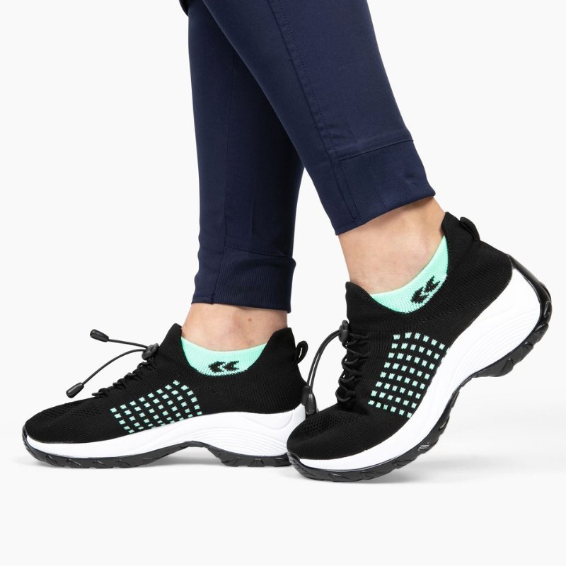 Ortho Stretch Cushion Shoes - Sky Blue