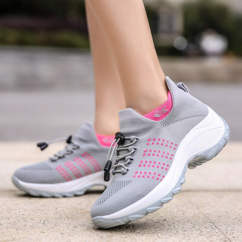 Ortho Stretch Cushion Shoes - Pink