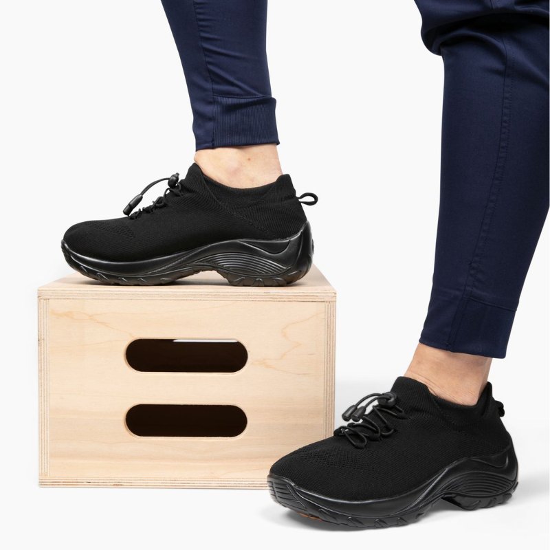 Ortho Stretch Cushion Shoes - Black