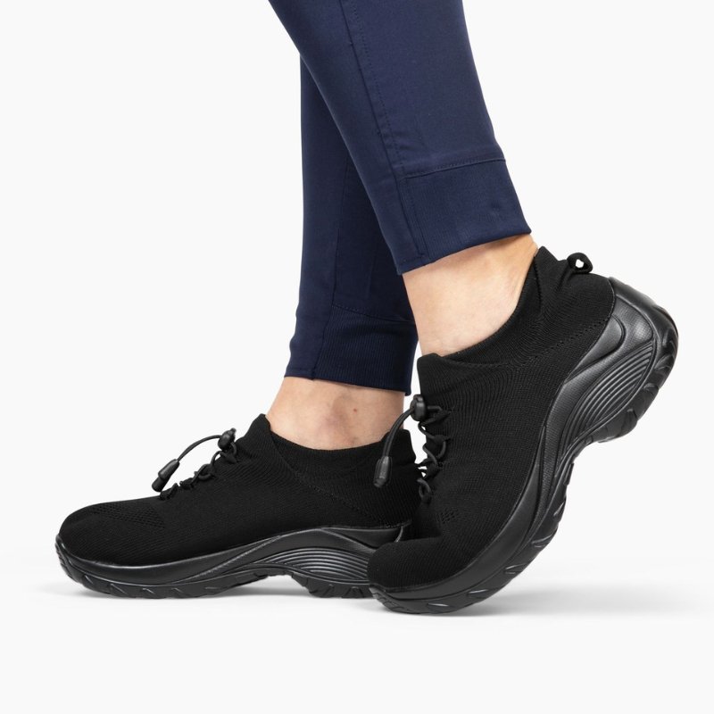 Ortho Stretch Cushion Shoes - Black