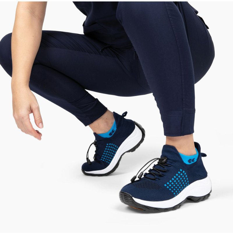 Ortho Stretch Cushion Shoes - Blue