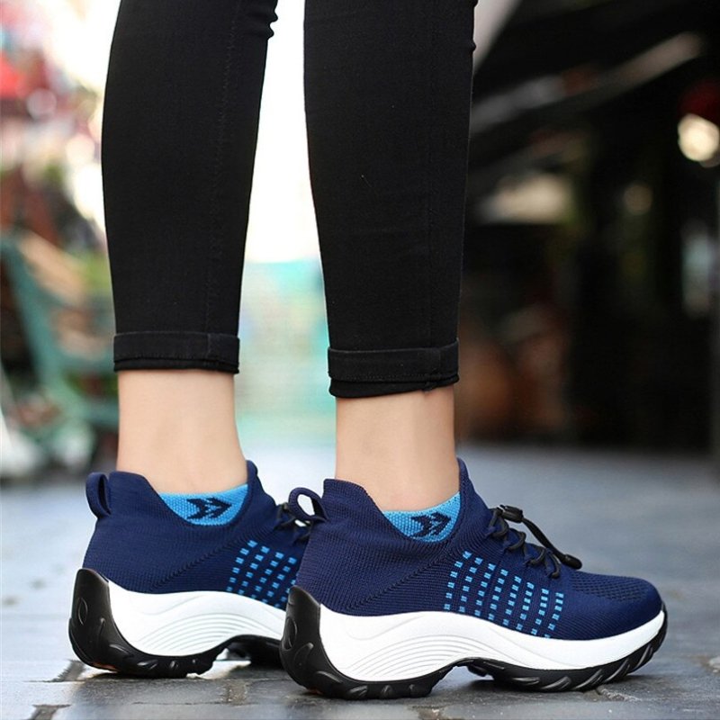 Ortho Stretch Cushion Shoes - Blue