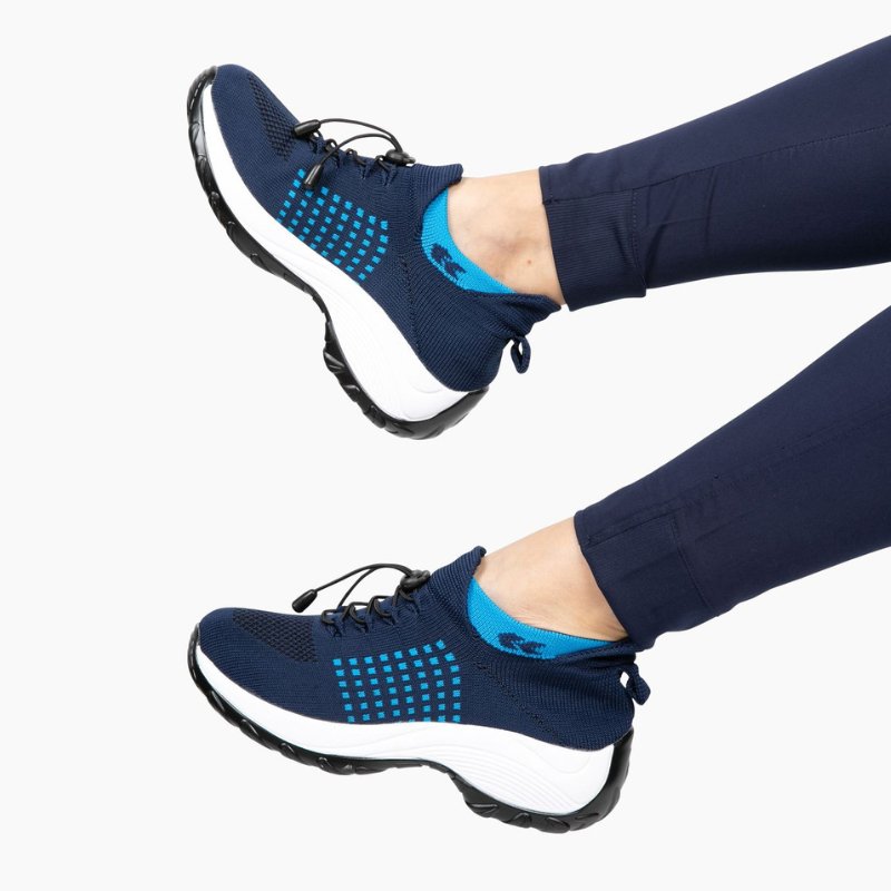 Ortho Stretch Cushion Shoes - Blue